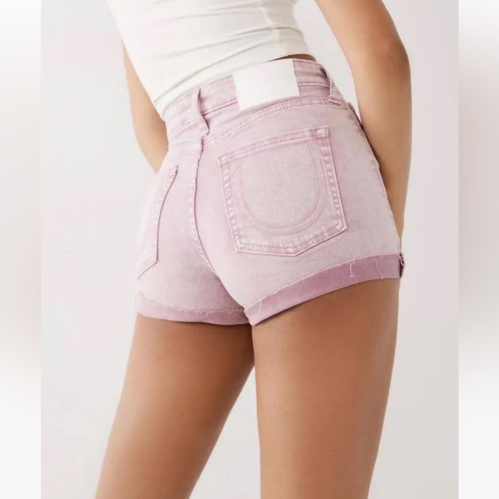 TRUE RELIGION High Waisted Shorts